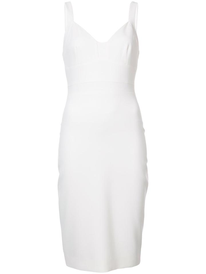 Likely - Fitted Midi Dress - Women - Polyester/spandex/elastane/rayon - 6, White, Polyester/spandex/elastane/rayon
