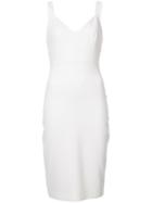 Likely - Fitted Midi Dress - Women - Polyester/spandex/elastane/rayon - 6, White, Polyester/spandex/elastane/rayon