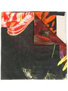 Paul Smith Floral Scarf - Red