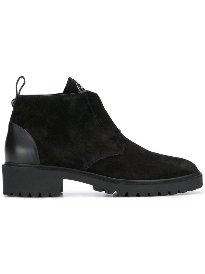Giuseppe Zanotti Design Lace-up Ankle Boots - Black