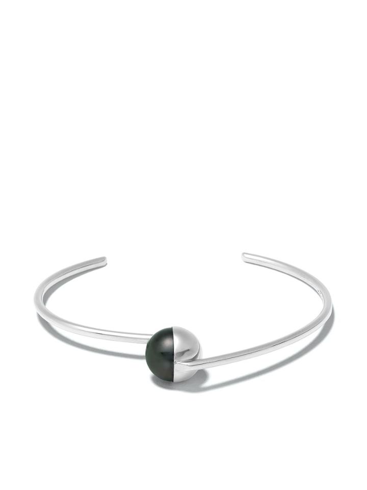 Tasaki 18kt White Gold Arlequin Bangle