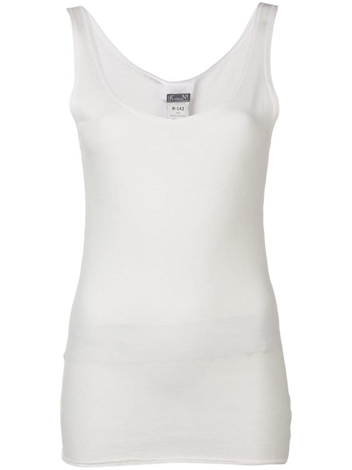 Kristensen Du Nord Round Neck Tank Top - White