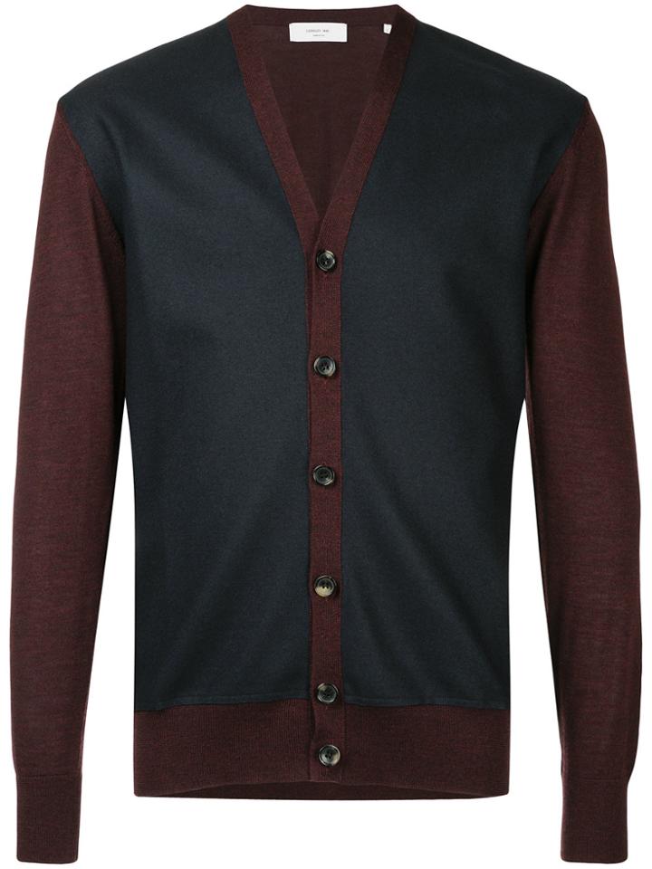 Cerruti 1881 Colour-block Cardigan - Black