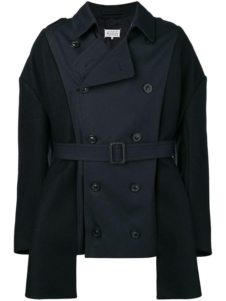 Maison Margiela Structured Layers Coat - Black