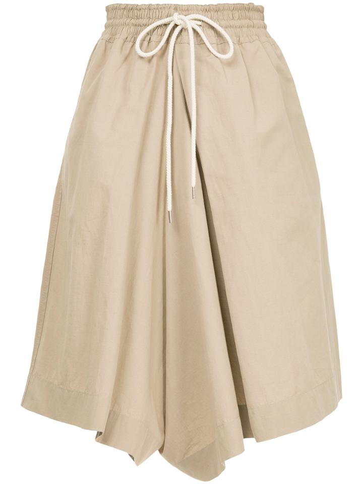 Bassike Loose Fit Culottes - Brown