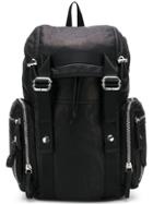 Diesel Black Gold Buckled Backpack