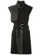 Gloria Coelho Asymmetric Panels Vest - Black