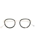 Matsuda Round Frame Glasses, Acetate/silver