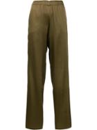 Dsquared2 Tiger-print Tailored Trousers - Brown