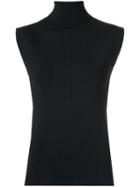 Egrey - Knitted Top - Women - Spandex/elastane/viscose/polyimide - G, Black, Spandex/elastane/viscose/polyimide