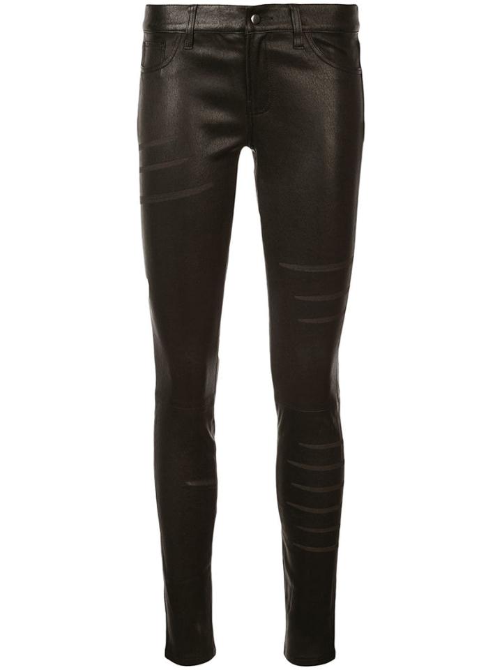 Beau Souci Skinny Fit Trousers - Black