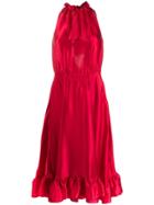 Msgm Evening Dress - Red
