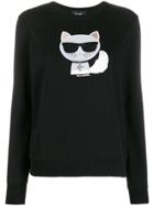 Karl Lagerfeld Choupette Sweatshirt - Black