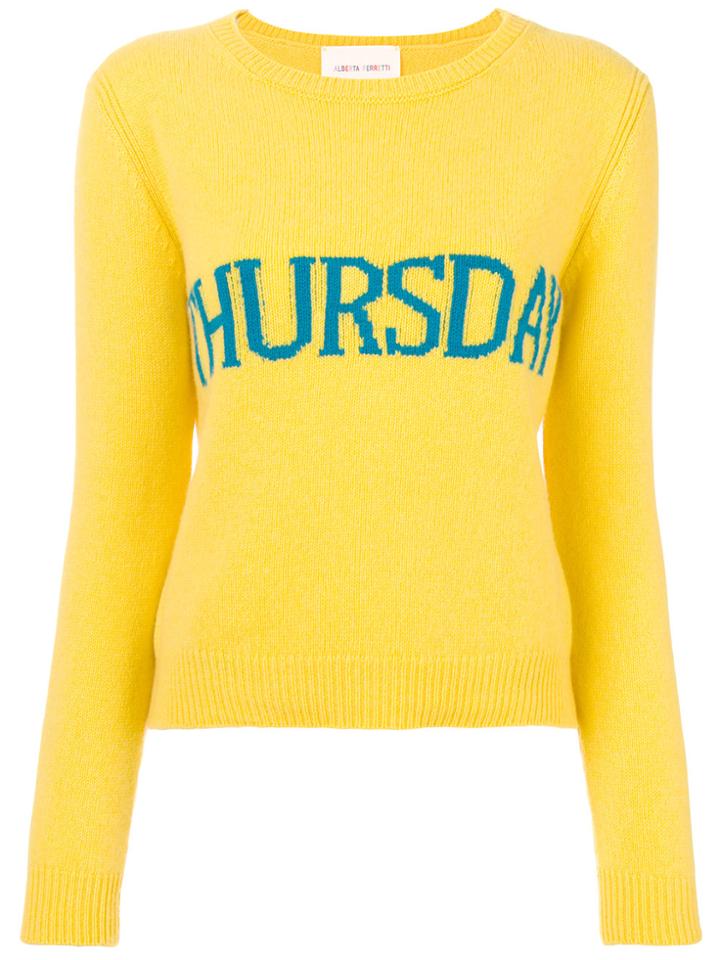 Alberta Ferretti Thursday Jumper - Yellow & Orange