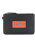 Fendi Love Mini Clutch Bag - Black