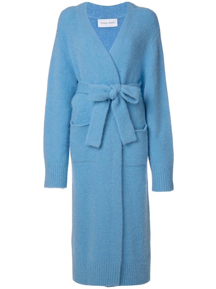 Christian Wijnants Kimba Cardi-coat - Blue