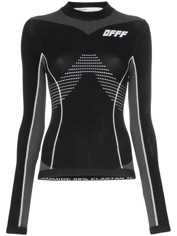 Off-white Athletic Logo Top - Black