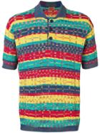 Missoni Vintage Knitted Polo Shirt - Yellow