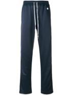 Ami Alexandre Mattiussi Track Pants With Contrasted Bands - Blue