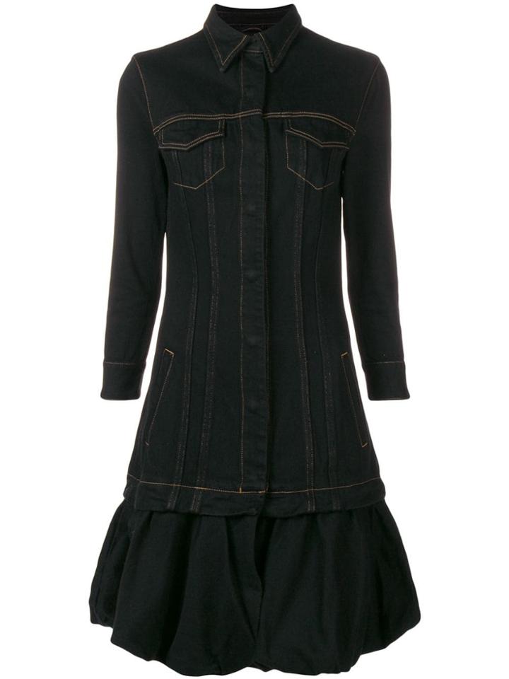 Marques'almeida Denim Jacket-dress - Black