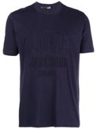 Love Moschino Embossed Logo T-shirt - Blue