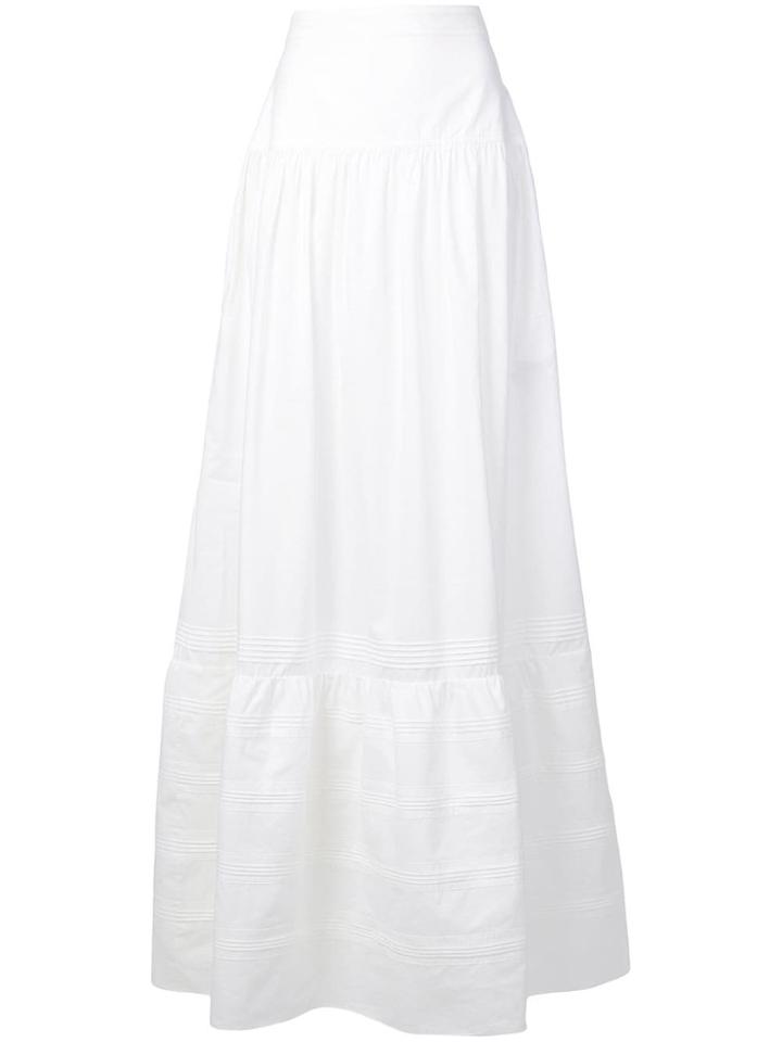 Calvin Klein 205w39nyc Pioneer Ruffled Skirt - White