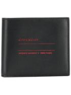 Givenchy Logo Foldover Wallet - Black