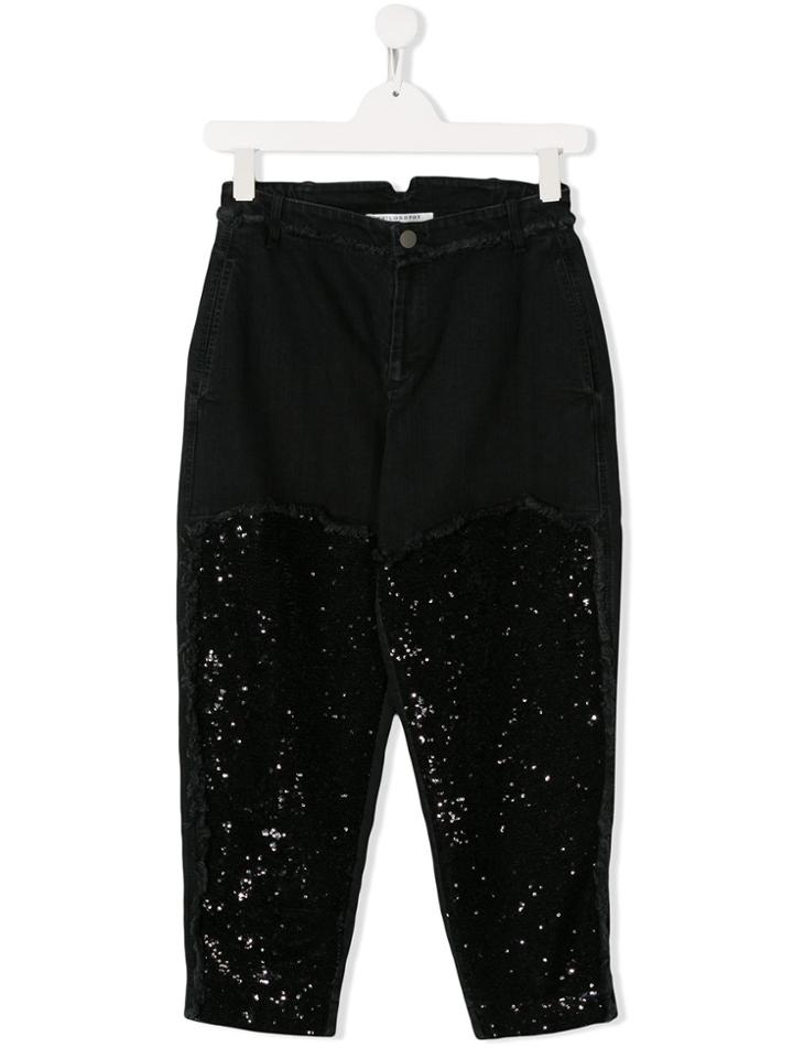 Philosophy Di Lorenzo Serafini Kids Sequin Embellished Trousers -