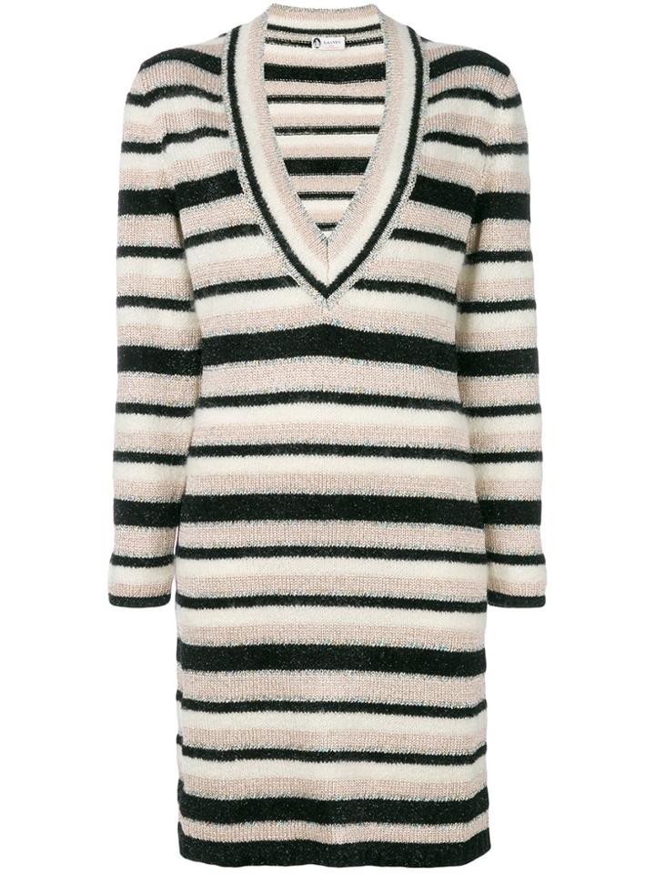Lanvin Striped Knit Dress - Multicolour