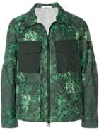 Stone Island Cargo Pocket Zip Jacket - Green