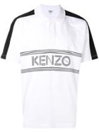 Kenzo Front Logo Polo Shirt - White