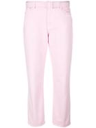 Off-white Skinny Jeans - Pink & Purple