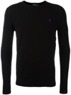 Polo Ralph Lauren Crew Neck Jumper, Men's, Size: Xxl, Black, Wool/polyester