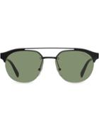 Prada Eyewear Aviator Shaped Sunglasses - Black