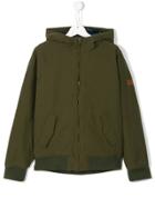 American Outfitters Kids Hooded Bomber Jacket - Green