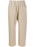 Sofie D'hoore Punch Cope Cropped Trousers - Neutrals