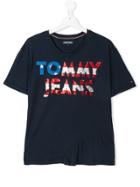 Tommy Hilfiger Junior Teen Sequin Embellished T-shirt - Blue