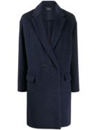 Isabel Marant Button-front Coat - Blue