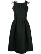 Nina Ricci Pre-owned Sleeveless Flared Midi Dress - Black