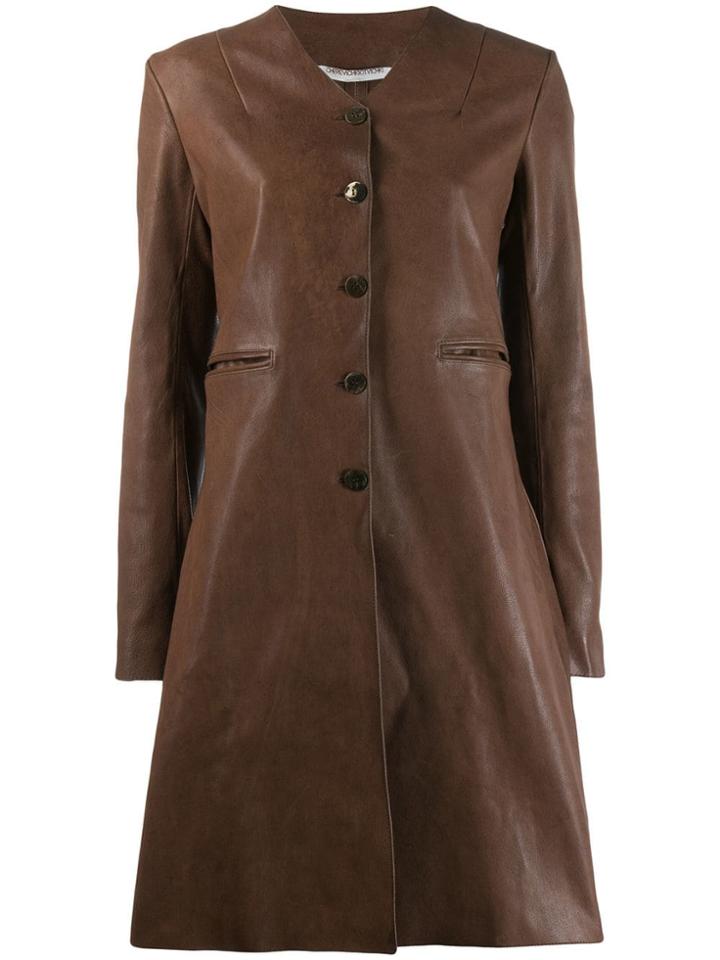 Cherevichkiotvichki Single Breasted Coat - Brown