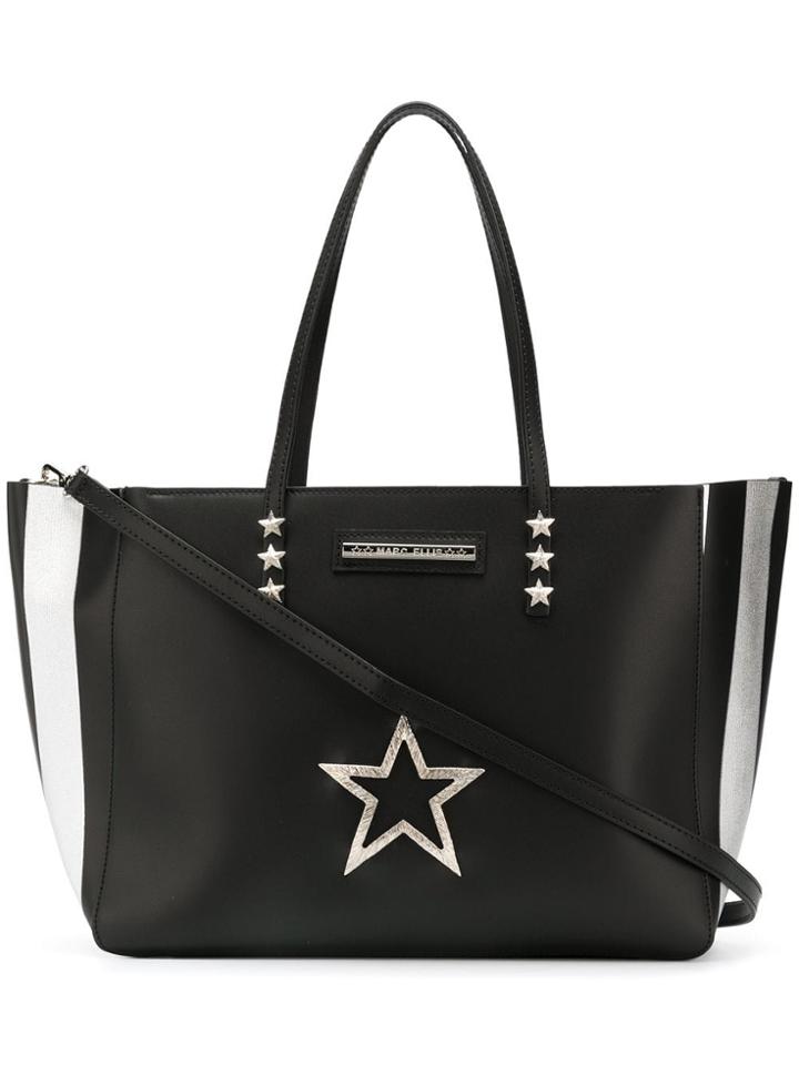 Marc Ellis Christie Star Embellished Tote - Black
