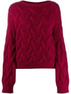 Brunello Cucinelli Cable Knit Jumper - Pink