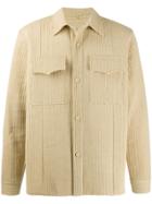 Nanushka Quilted Overshirt Jacket - Neutrals