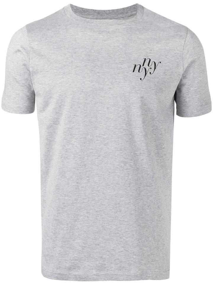 Saturdays Surf Nyc Ny Print T-shirt, Men's, Size: Large, Grey, Cotton