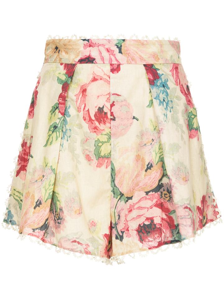 Zimmermann Floral Print Shorts - Multicolour
