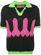 Oloapitreps Knitted Polo Shirt - Black