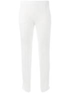 Emporio Armani - Cropped Trousers - Women - Viscose - 40, White, Viscose