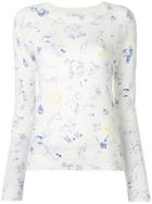 Ps By Paul Smith Doodle Print Sweater - White