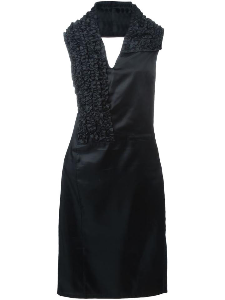 Comme Des Garcons Vintage Ruffled Halterneck Dress