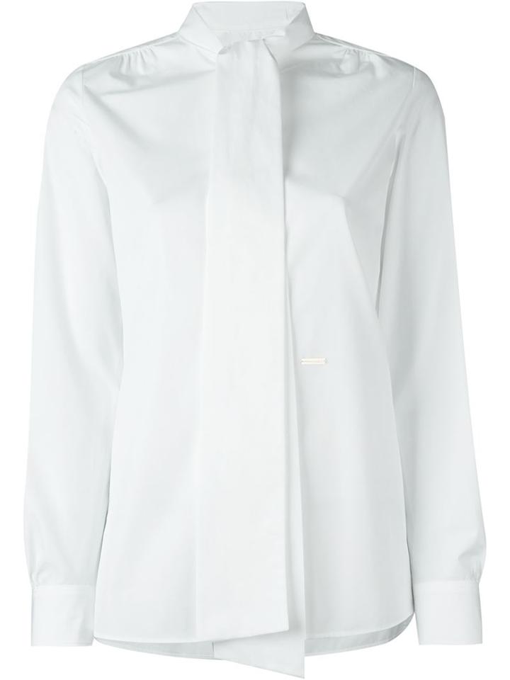 Dsquared2 Band Collar Shirt, Women's, Size: 38, White, Cotton